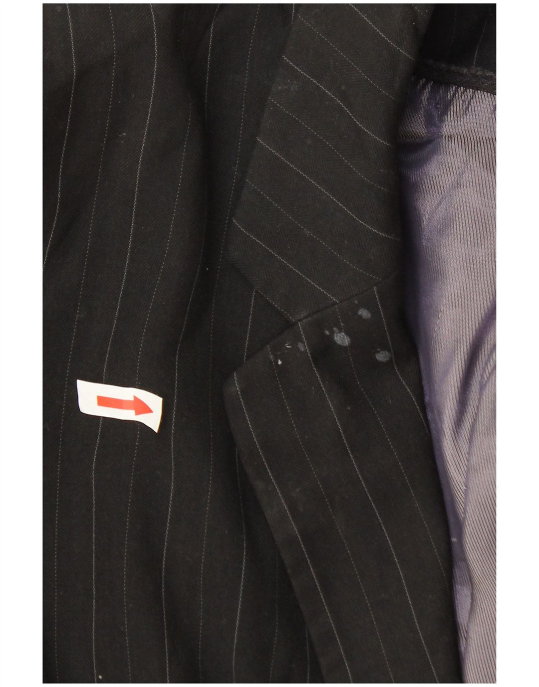 Jachetă pentru femei Marks & Spencer cu 1 buton, UK 20 2XL, gri cu dungi