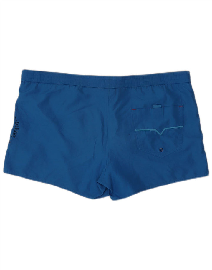 Pantaloni scurți de înot grafic pentru bărbați Diesel 2XL, poliester albastru