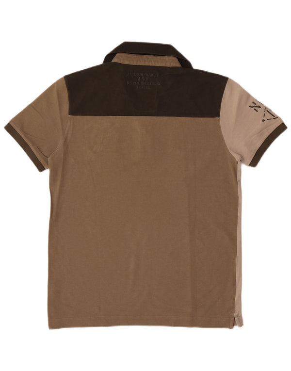 Tricou polo grafic rugby pentru bărbați Aeronautica Militare, color kaki mediu