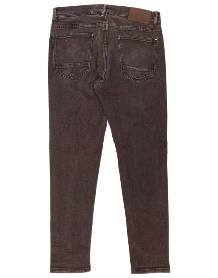 Blugi slim pentru bărbați Zara EU 46 XL W36 L30 negri