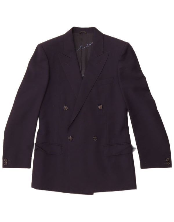 Jachetă pentru bărbați Pierre Cardin Blazer dublu-breasted UK 36 Small Bleumarin