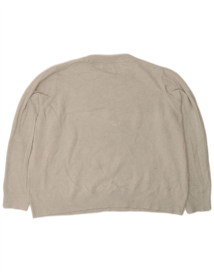 Pulover pentru bărbați Marks & Spencer cu gât crew pulover XL poliester gri