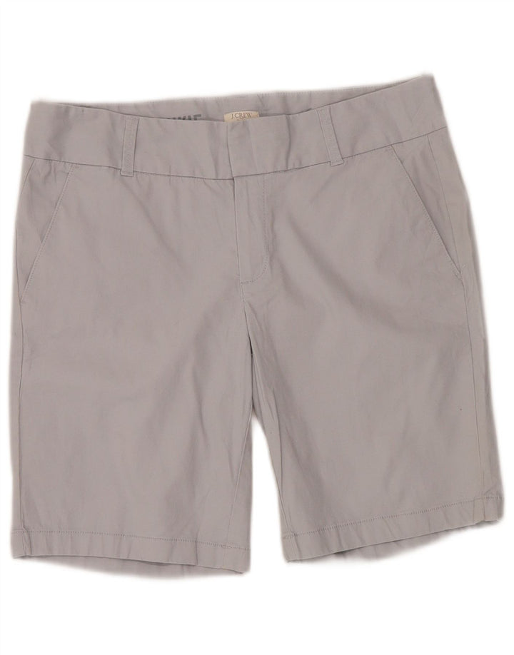 Pantaloni scurti chino pentru femei J. CREW US 6 Medium W30 bumbac gri