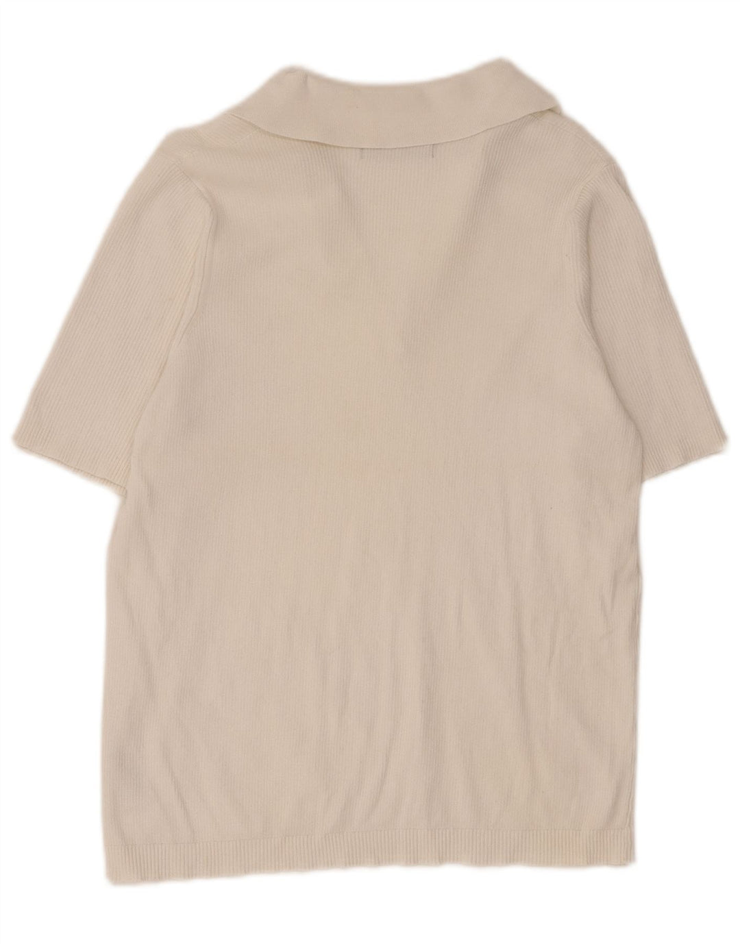 Tricou polo pentru femei Marks & Spencer UK 14, mare, alb, bumbac