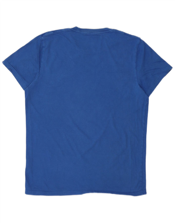 Tricou Bărbați HOLLISTER Top Medium Blue Bumbac