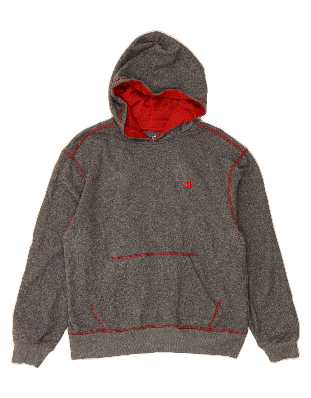 CHAMPION Womens Sweatshirt Jumper UK 14 Large Grey Polyester Vintage Champion and Second-Hand Champion from Messina Hembry 