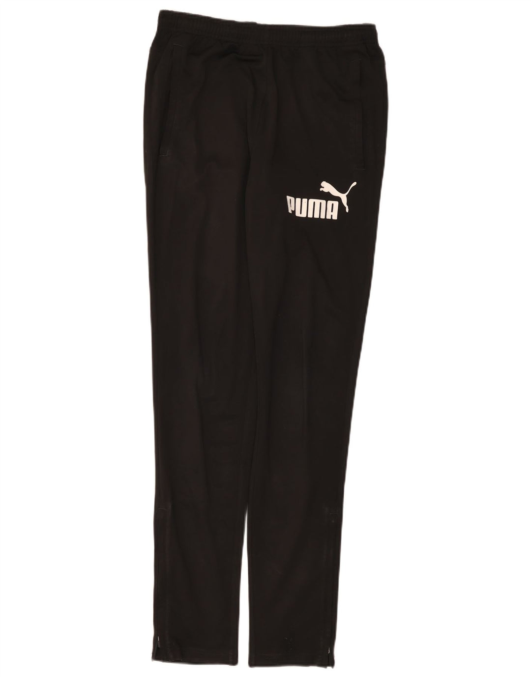 Pantaloni de trening Puma Graphic pentru bărbați, poliester negru mic