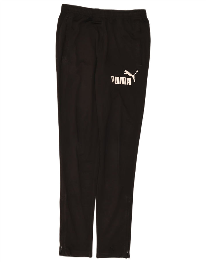 Pantaloni de trening Puma Graphic pentru bărbați, poliester negru mic