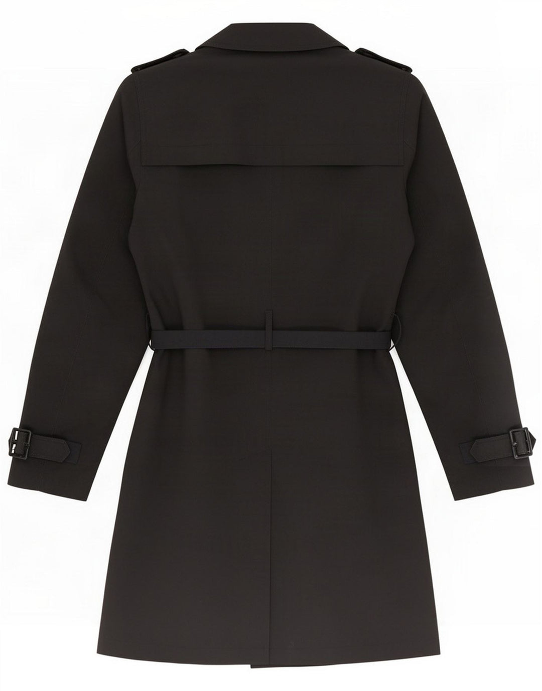 Tranch pentru femei Marks & Spencer UK 12 Medium Black Poliester
