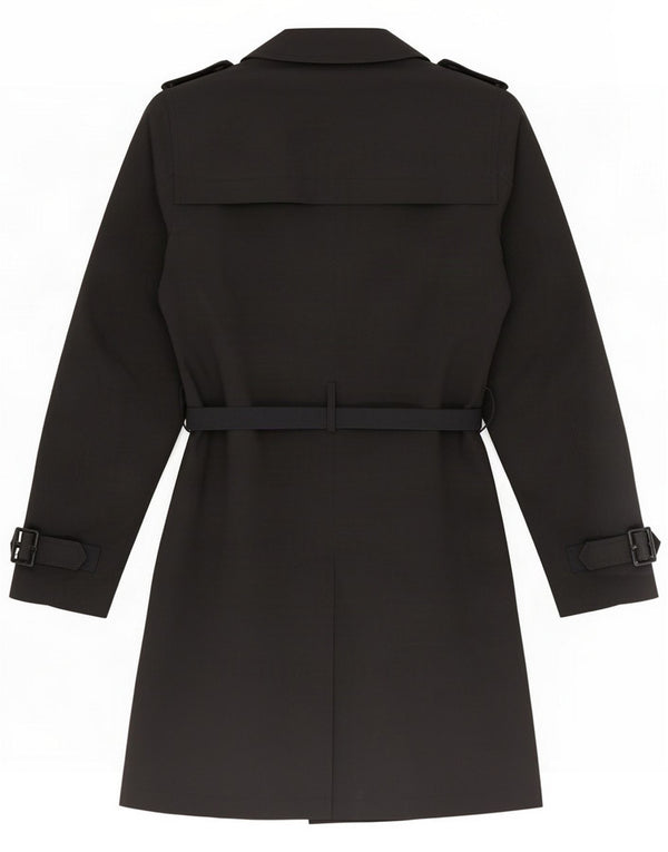 Tranch pentru femei Marks & Spencer UK 12 Medium Black Poliester