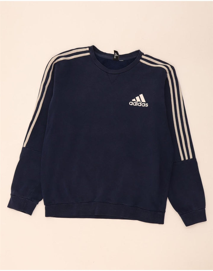 Hanorac pentru bărbați Adidas Jumper mare bleumarin