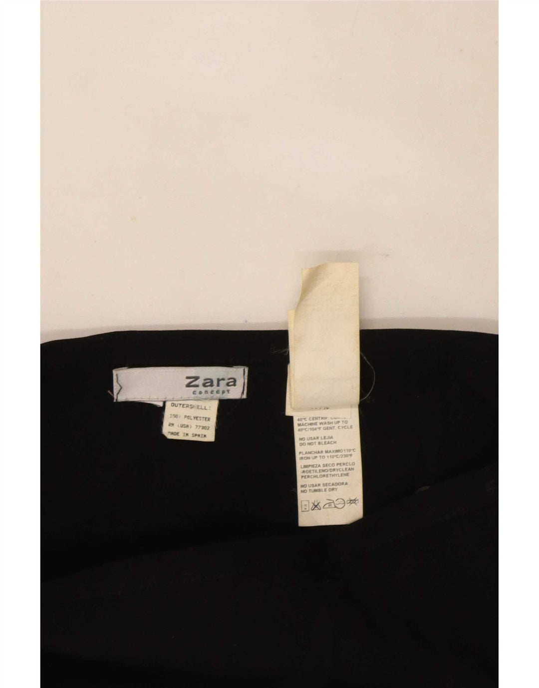 Fusta Mini Wrap Femei Zara W24 XS Poliester Negru