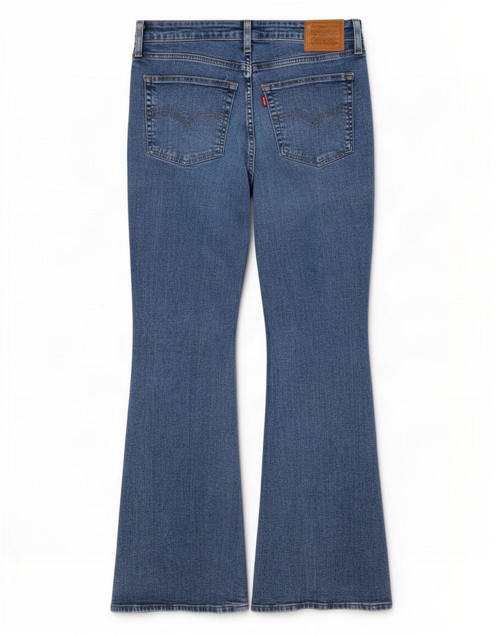 Blugi evazați Levi's 726 pentru femei W30 L30 bumbac albastru