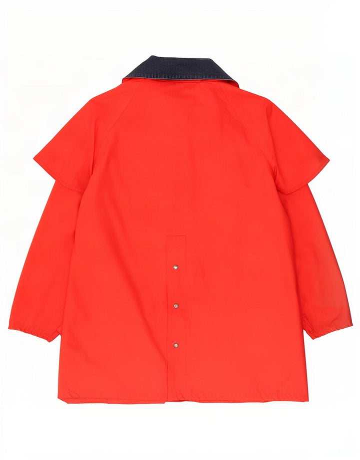 Palton supradimensionat pentru femei Puffa UK 18 XL poliester color bloc roșu