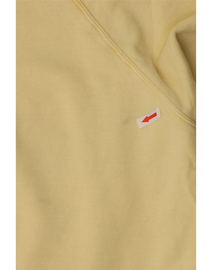 Pulover supradimensionat pentru femei Marks & Spencer, UK 18 XL, bumbac galben