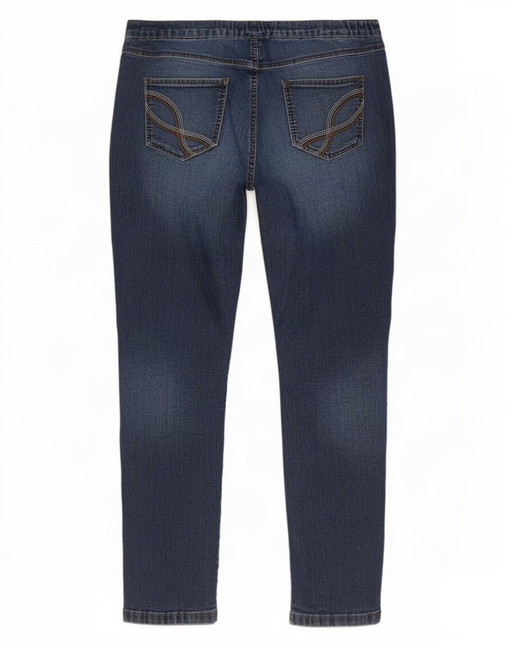 Blugi jegging mici pentru femei M&Co W32 L26 albastru