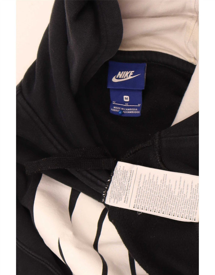 Pulover Nike Grafic pentru bărbați, bumbac mediu negru