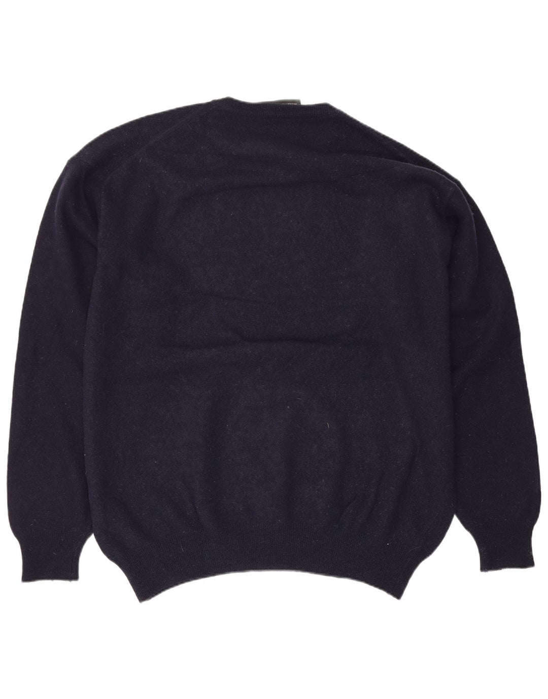 Pulover pentru bărbați Zara, cu gât crew, XL, lână bleumarin
