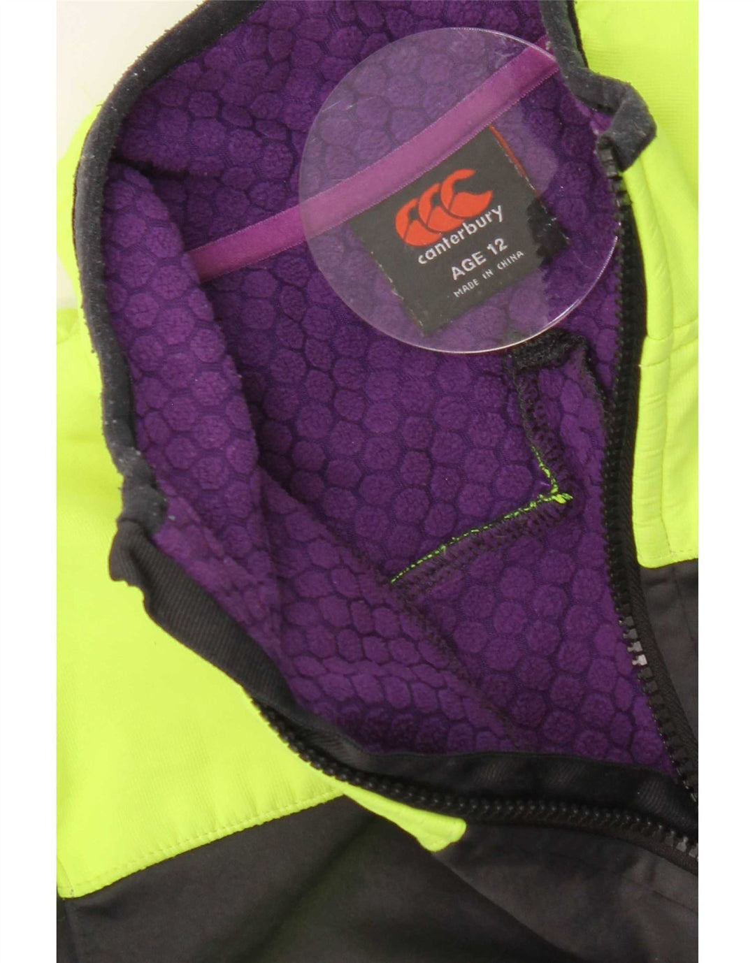 Pulover pentru fete Canterbury Trening Top 11-12 ani Gri Colorblock