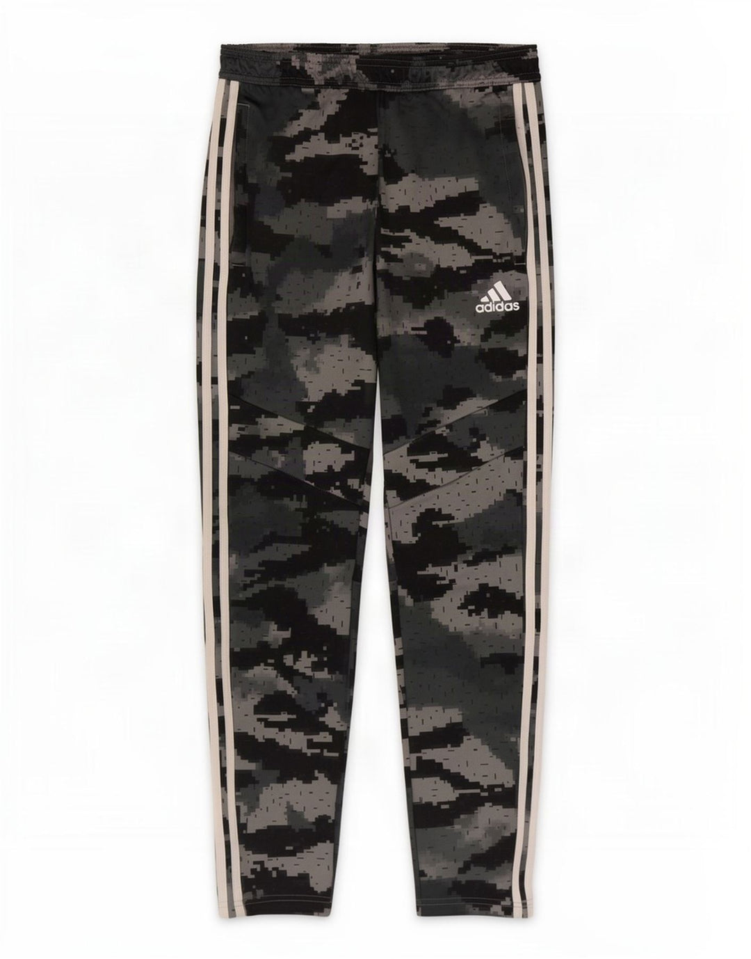 Pantaloni de trening pentru bărbați Adidas, gri, camuflaj, poliester