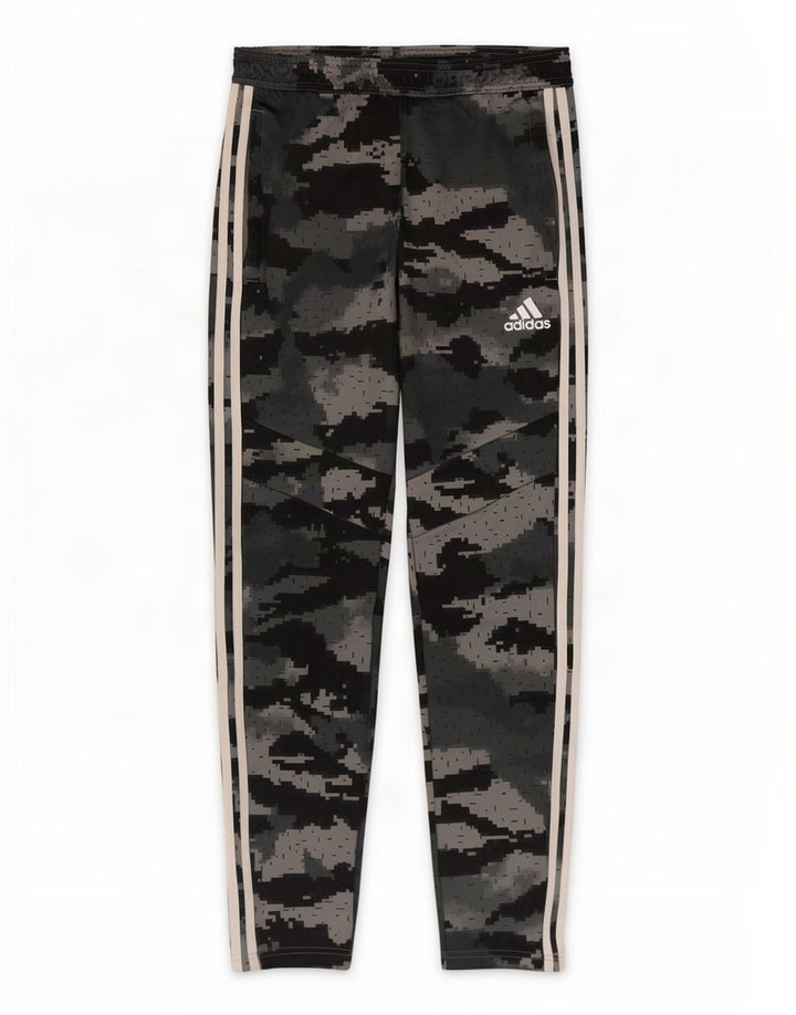 Pantaloni de trening pentru bărbați Adidas, gri, camuflaj, poliester