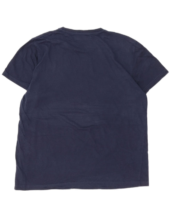 PIERRE CARDIN Tricou grafic pentru bărbați Top XL Bumbac bleumarin