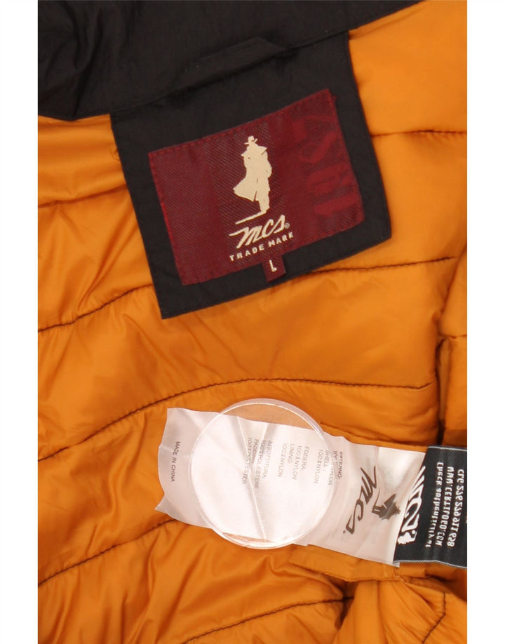 MARLBORO CLASSICS Jachetă căptușită pentru bărbați UK 40 Large Nylon negru