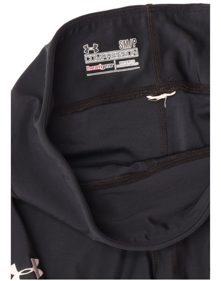 Leggings Capri pentru damă UNDER ARMOUR Heat Gear UK 8 Mici, bleumarin