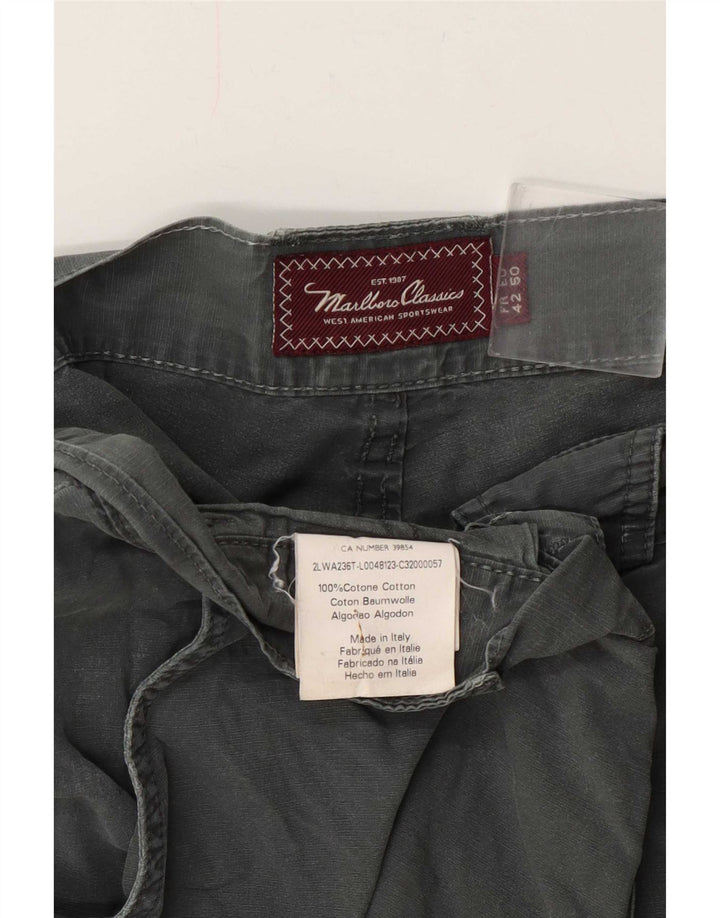 Pantaloni scurți cargo Marlboro Classics pentru bărbați EU 50 Large W34 Bumbac gri