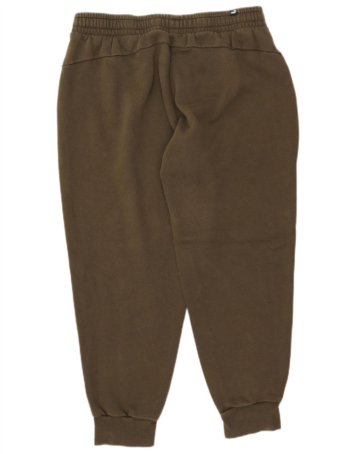 Pantaloni de trening PUMA pentru bărbați Joggeri XL bumbac verde