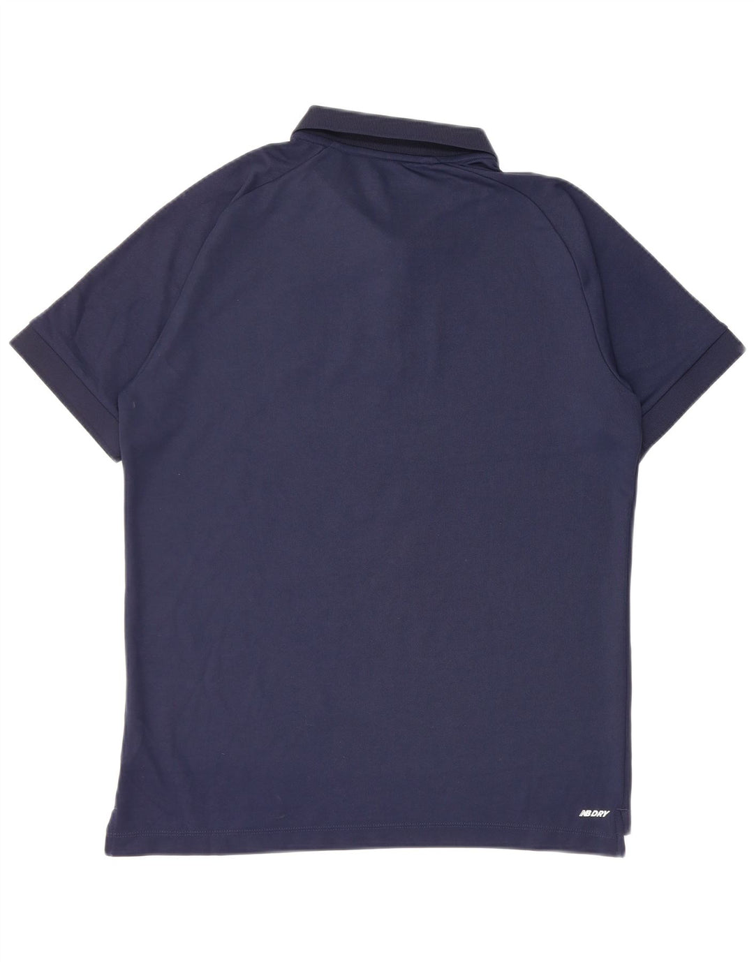 Tricou polo cu grafică pentru bărbați New Balance, poliester mediu bleumarin
