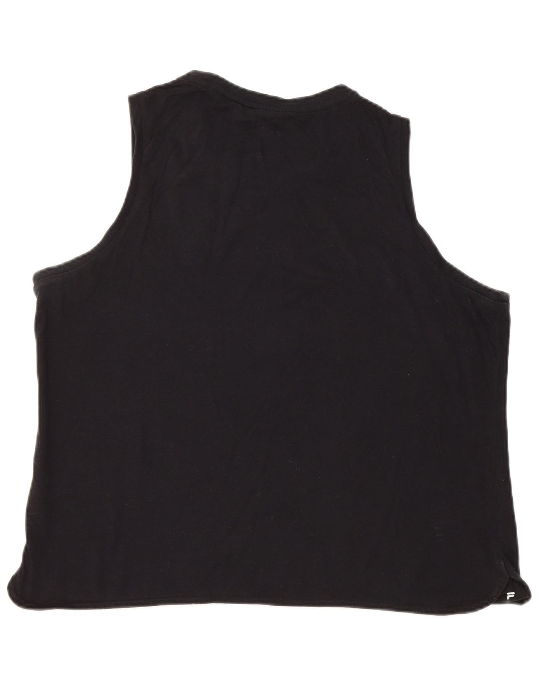 Fila Womens Vest Top UK 18 XL Black Cotton