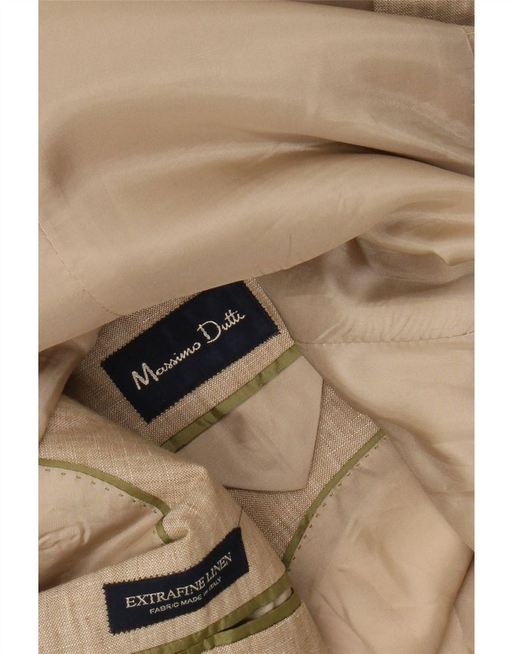 MASSIMO DUTTI Jachetă pentru bărbați cu 3 nasturi, UK 38, in bej mediu