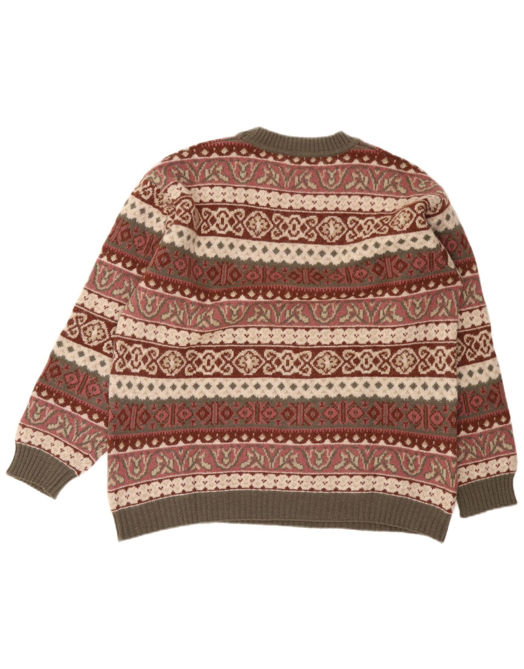 Pulover Sisley pentru bărbați, cu gâtul turn, XL, multicolor, Fair Isle