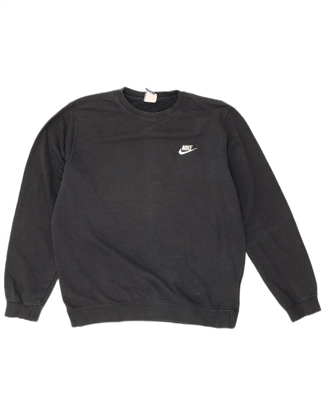 Pulover NIKE pentru bărbați, bumbac mediu negru