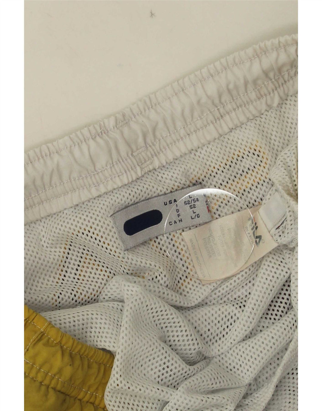 Pantaloni scurți de înot cu grafică Fila pentru bărbați, mari, gri, poliamidă color bloc