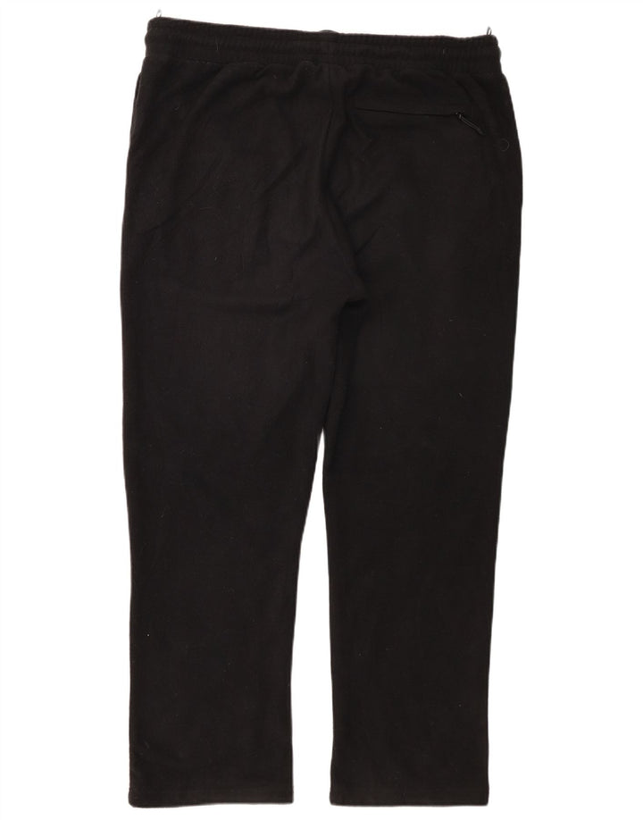 Marks & Spencer Pantaloni de trening pentru bărbați din lână Poliester negru mare