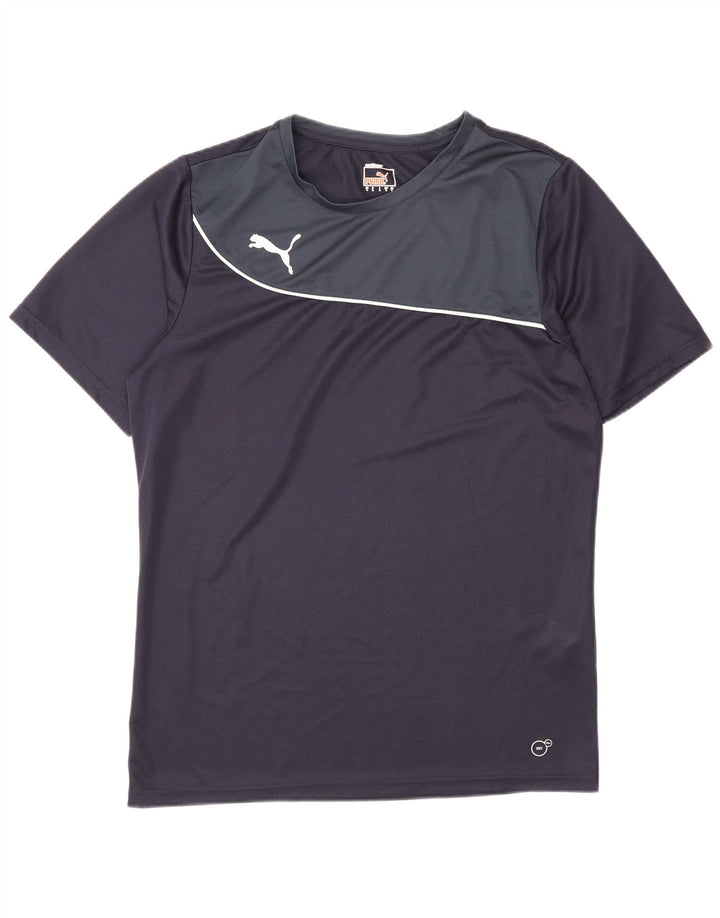 Tricou pentru bărbați Puma Top mare bleumarin Colorblock