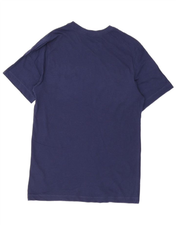 Tricou grafic pentru bărbați NIKE Top mic din bumbac bleumarin
