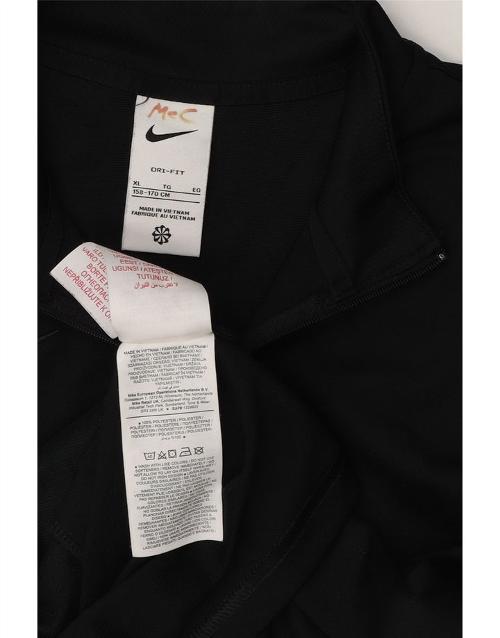 Jachetă de trening Nike Dri Fit pentru băieți 13-14 ani XL poliester negru