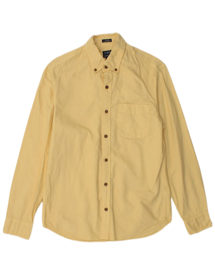 Cămașă subțire pentru bărbați J. Crew Bumbac galben mic