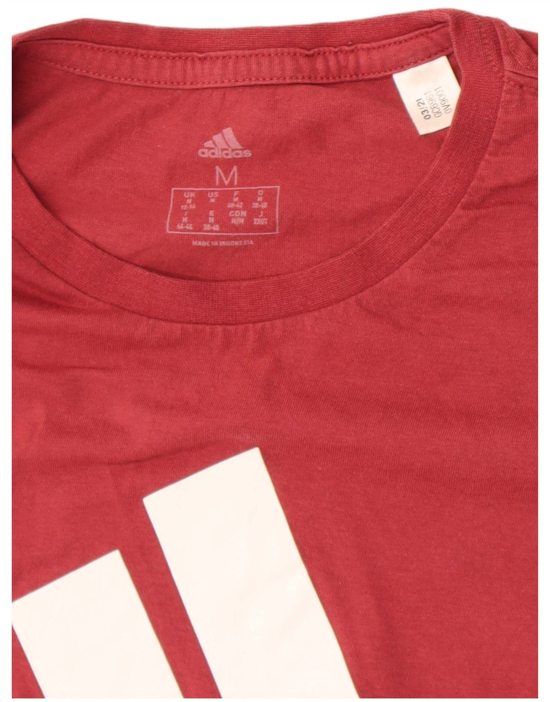 Tricou grafic Adidas pentru femei Top UK 12/14 Medium Red