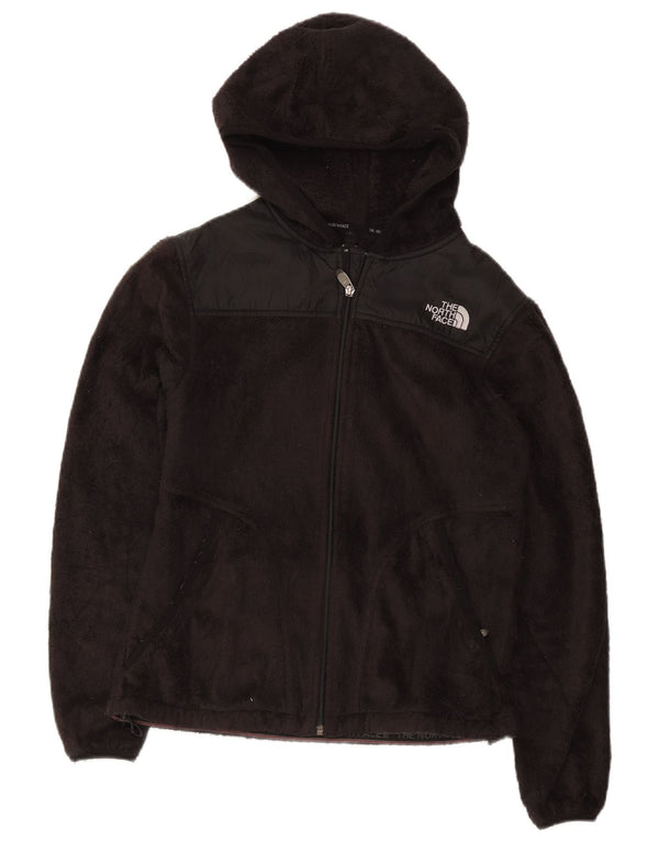 Jachetă polară cu glugă The North Face pentru femei UK 12 Poliester mediu negru
