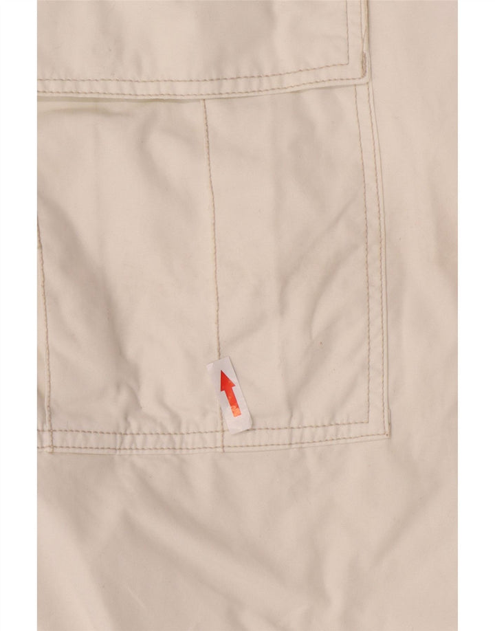 Pantaloni scurti cargo pentru bărbați Replay W28 Small White