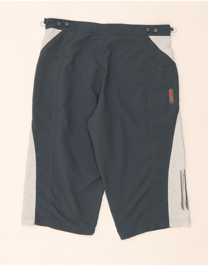 Pantaloni scurți sport Bermude Adidas pentru bărbați, albastru mediu, poliamidă color bloc