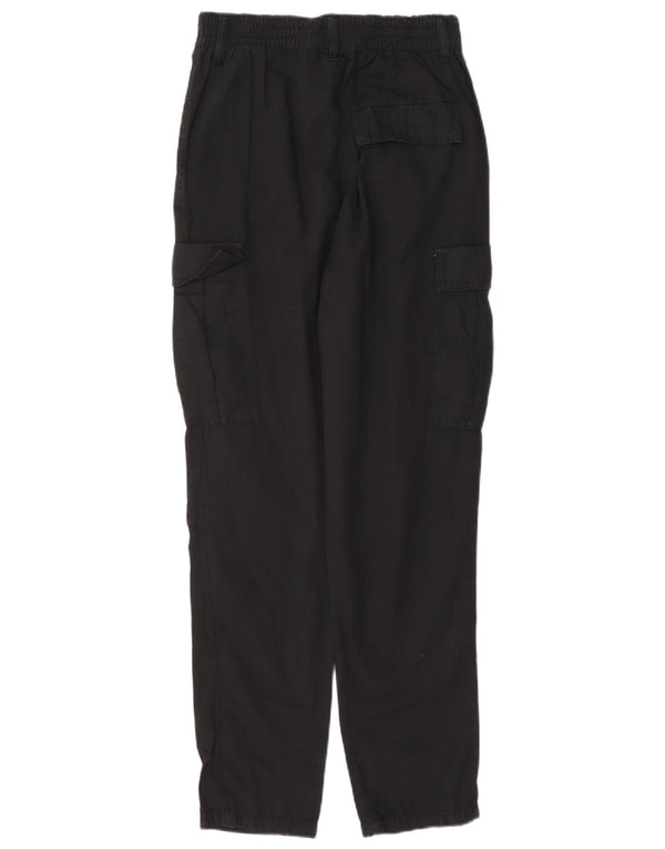 Pantaloni cargo largi pentru femei cu talie înaltă Zara EU 34 2XS W24 L28 Negri