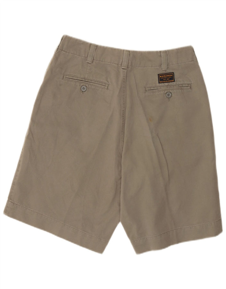 WOOLRICH Pantaloni scurți chino pentru bărbați W30 bumbac kaki mediu