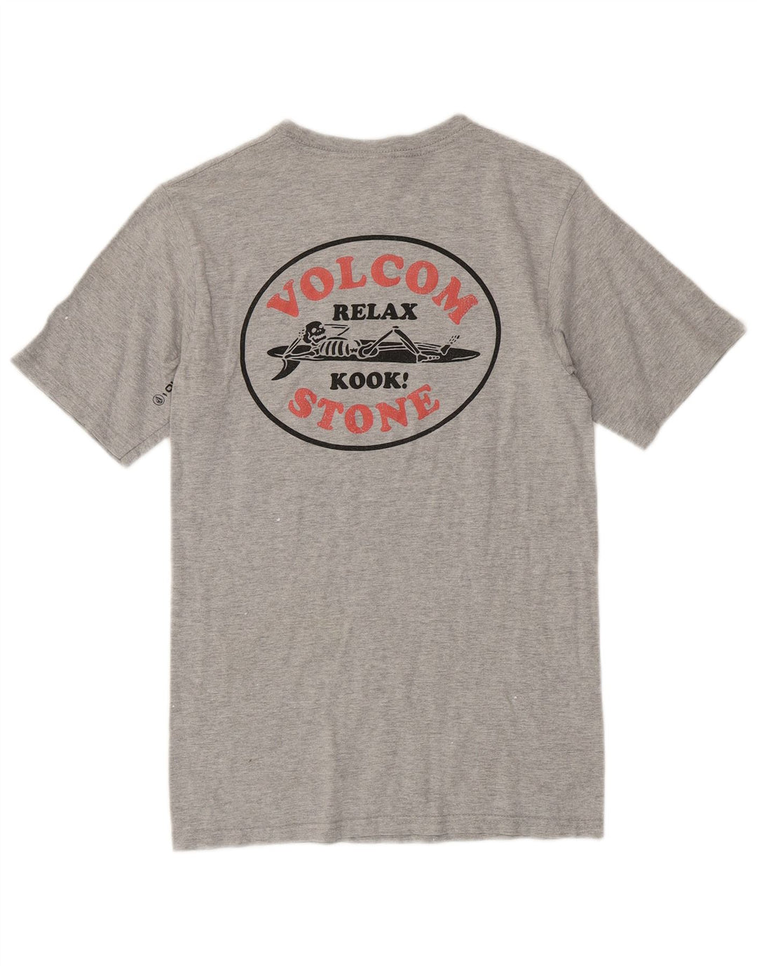 Tricou grafic pentru bărbați Volcom Top mic, gri, bumbac