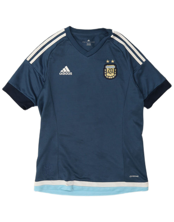 Tricou grafic Adidas pentru bărbați Argentina Național de fotbal Top mic albastru