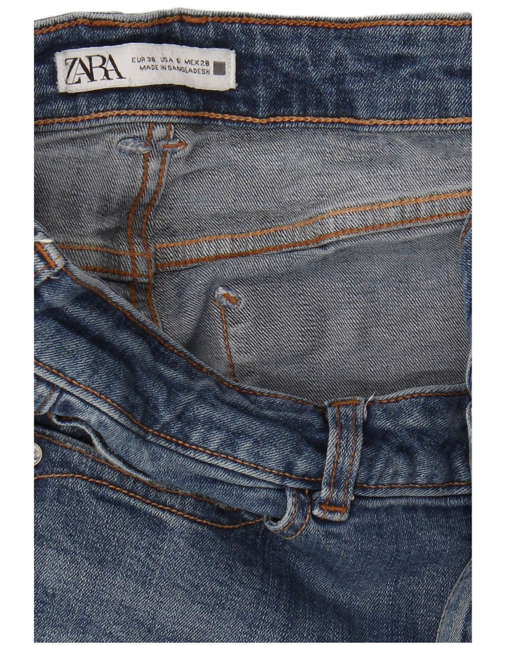 Blugi slim dama Zara EU 38 Mici W28 L26 Albastru